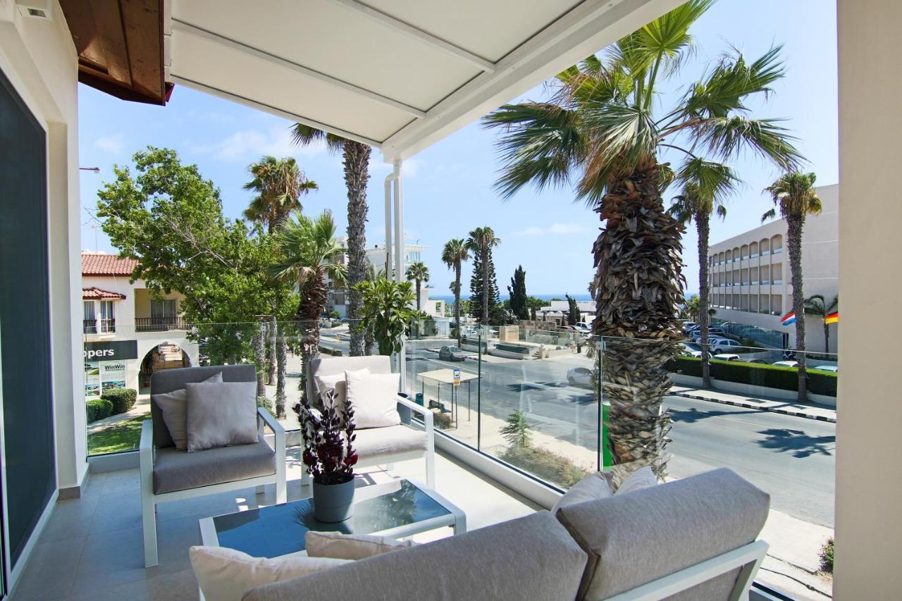 Phaedrus Living: Seaview Luxury Flat Limnaria 114 Apartment Paphos Luaran gambar